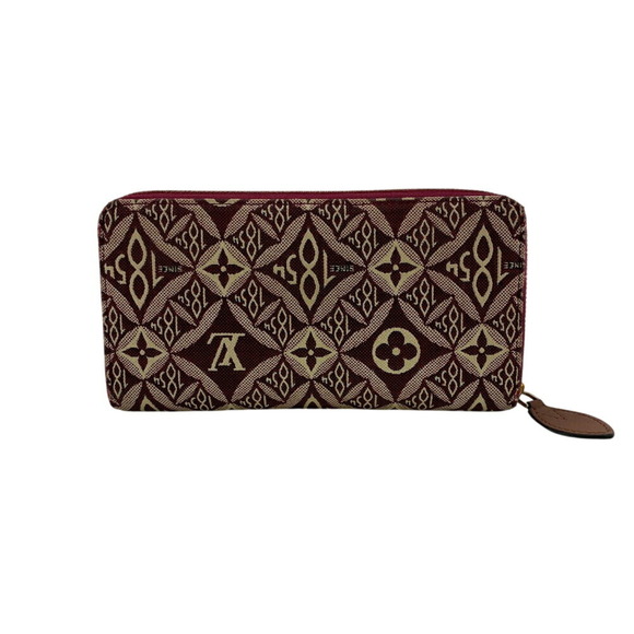 LOUIS VUITTON M69994 Zippy Wallet Since 1854 Monogram Jacquard Long Red Women's - Picture 2 of 12